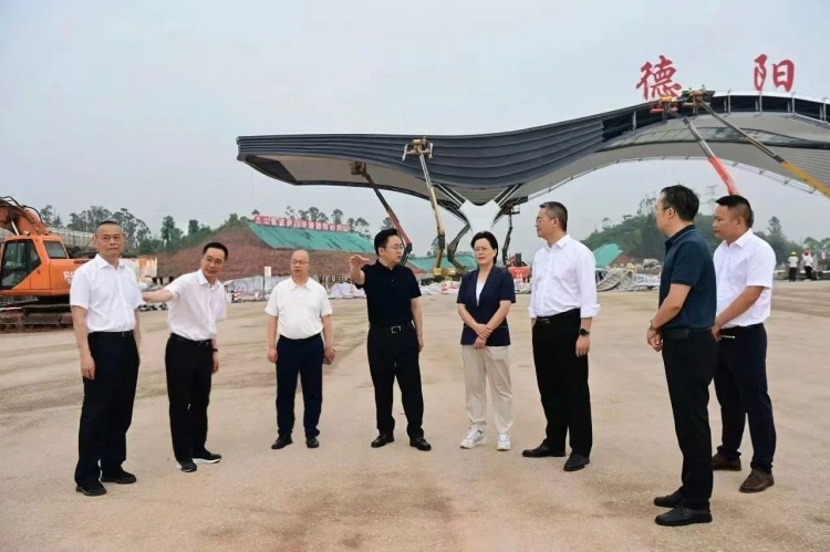 德阳市委书记刘光强调研成绵扩容项目德阳连接线推进情况